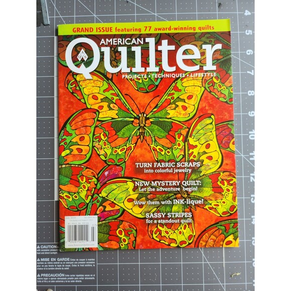 AMERICAN QUILTER MAGAZINE JULY 2010 77 AWARD WINNING QUILTS B47 - Picture 1 of 7